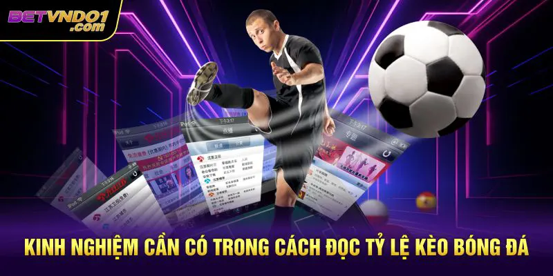 Kinh nghiệm cần có trong cách đọc tỷ lệ kèo bóng đá